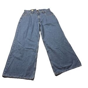 Levi’s Premium Baggy Dad Jeans Women’s 31x30 Acid Wash Big E Wide Leg NWT